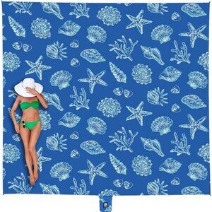 Beach Blanket Waterproof Sandproof Oversized, Extra Large Beach Mat Sand Free
